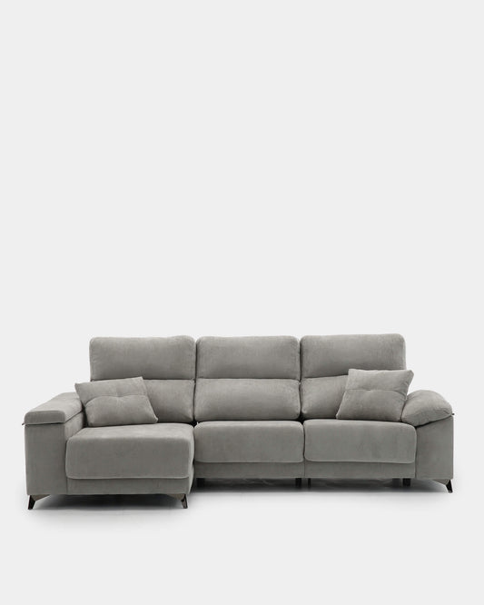 Sofá chaiselongue con almacenaje