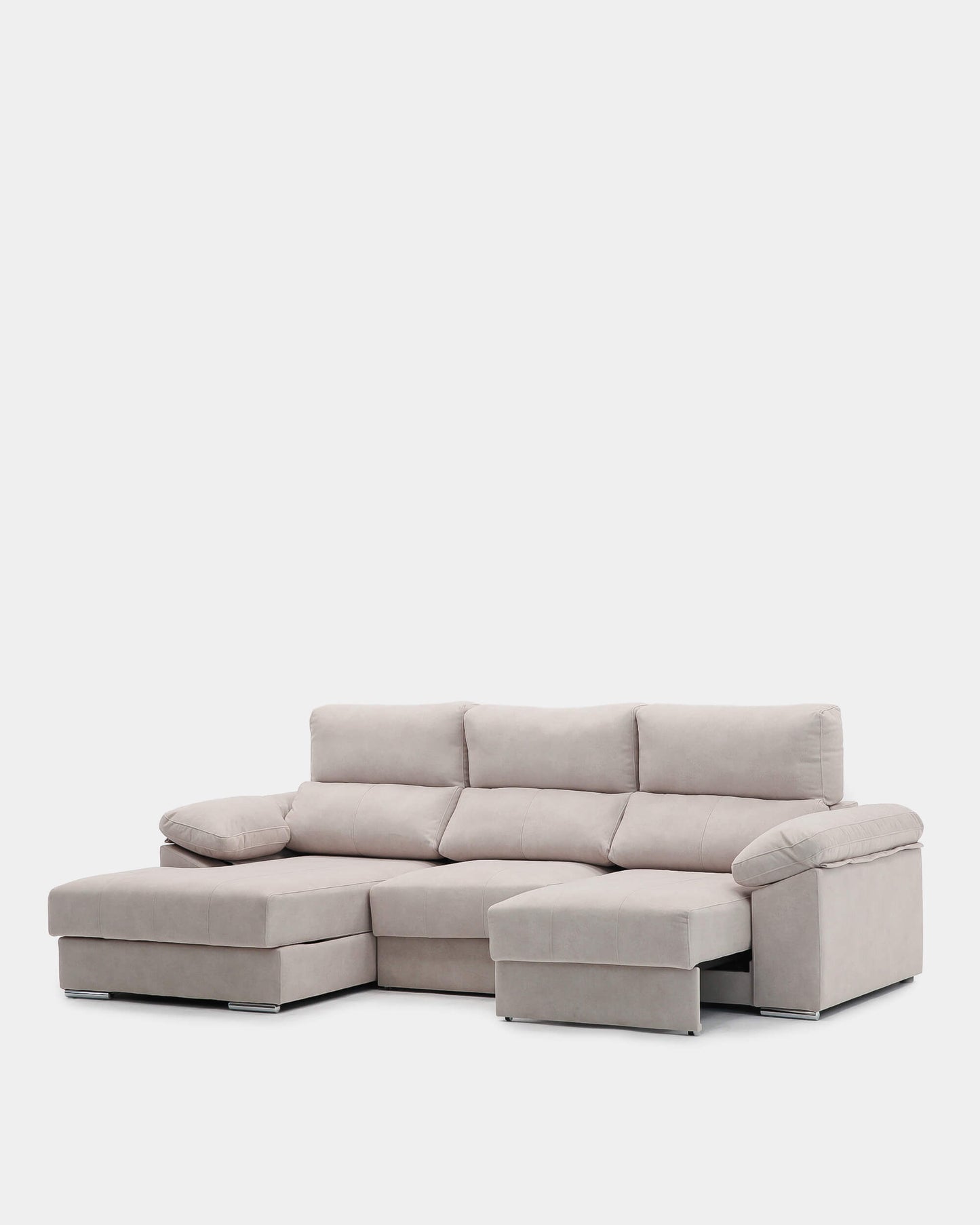 sofá chaiselongue con almacenaje