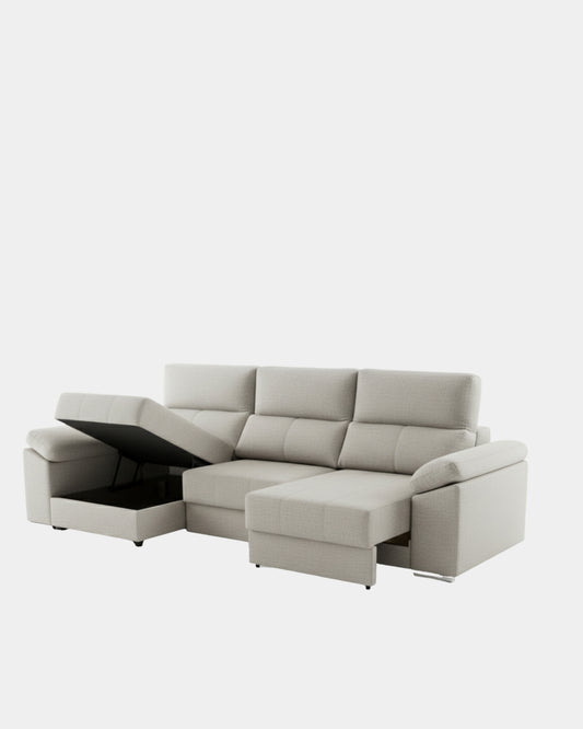 Sofá chaiselongue reversible