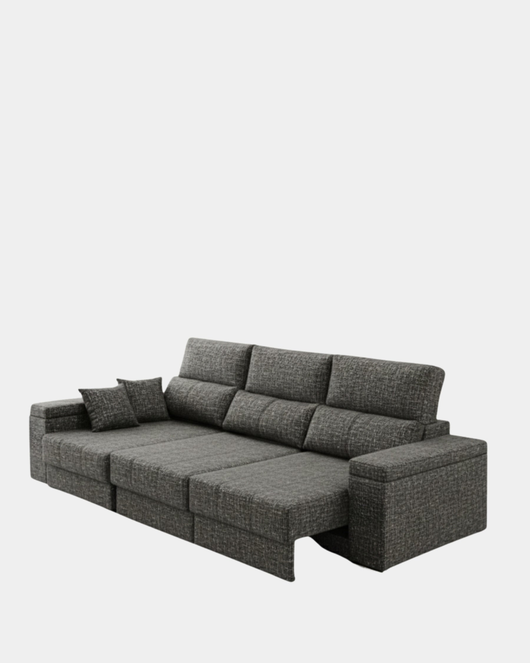 Sofá chaiselongue 3 plazas extensible