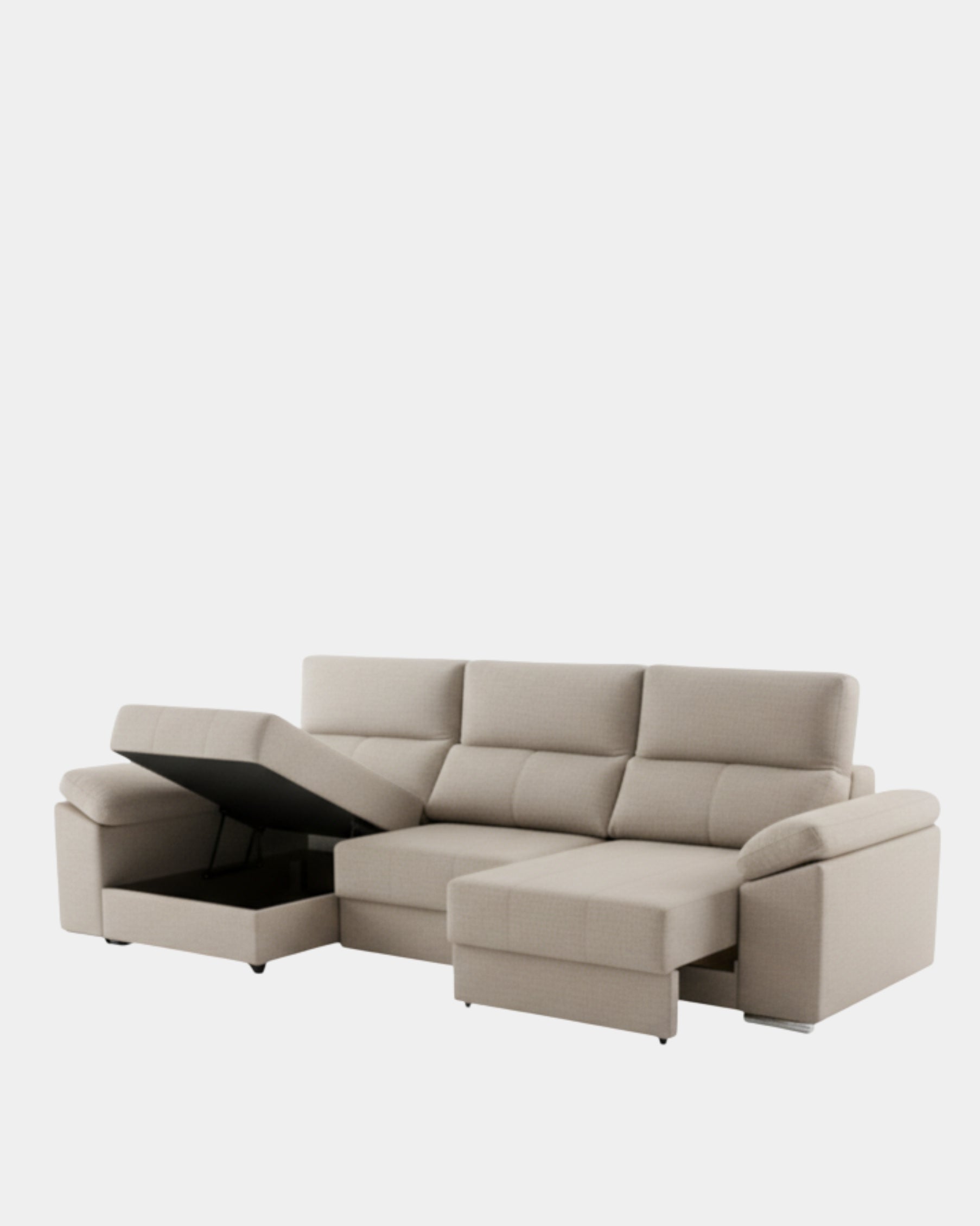 sofá chaiselongue reversible 3 plazas