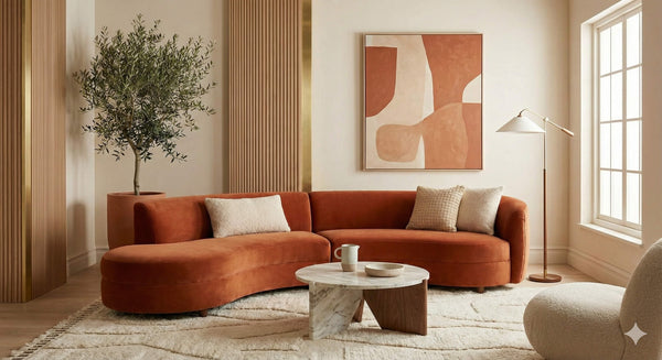 Cómo combinar colores de sofá con el resto de la decoración