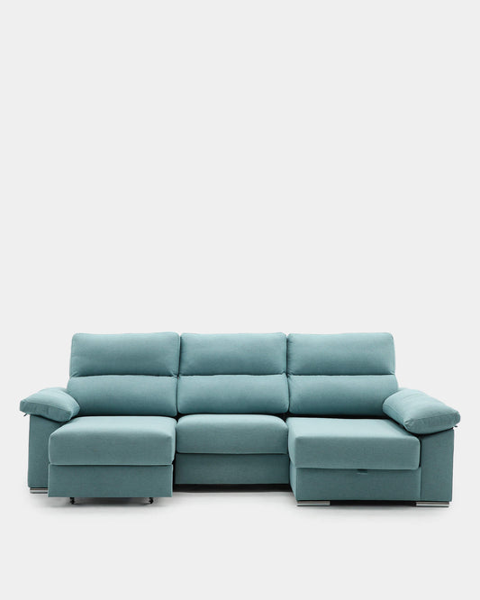 sofá chaiselongue con arcón
