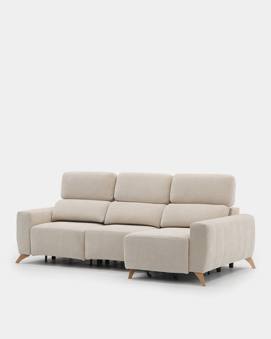 Sofá chaiselongue apto mascotas