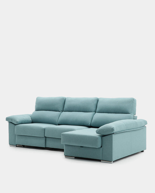sofá chaiselongue con arcón