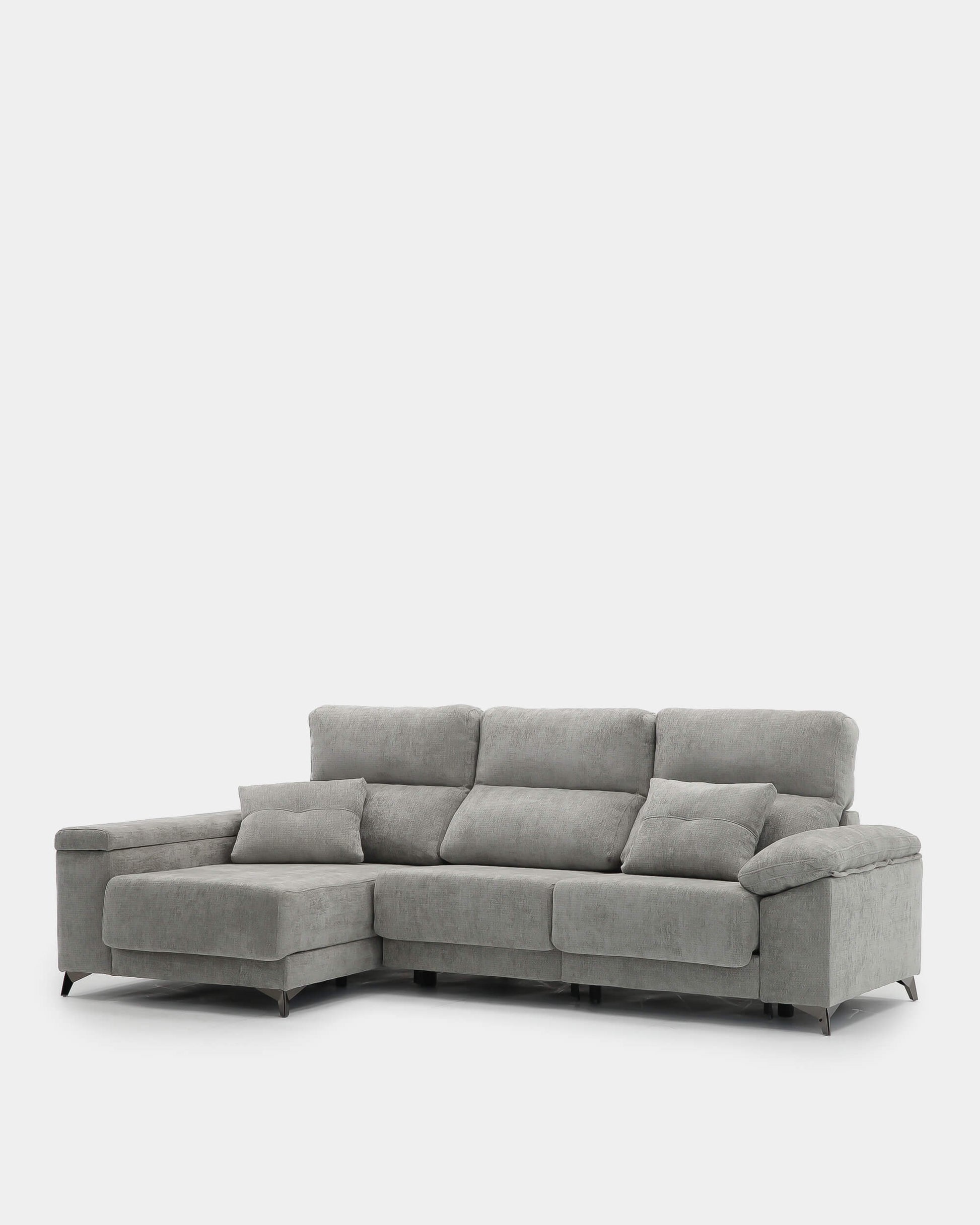 Sofá chaiselongue con almacenaje