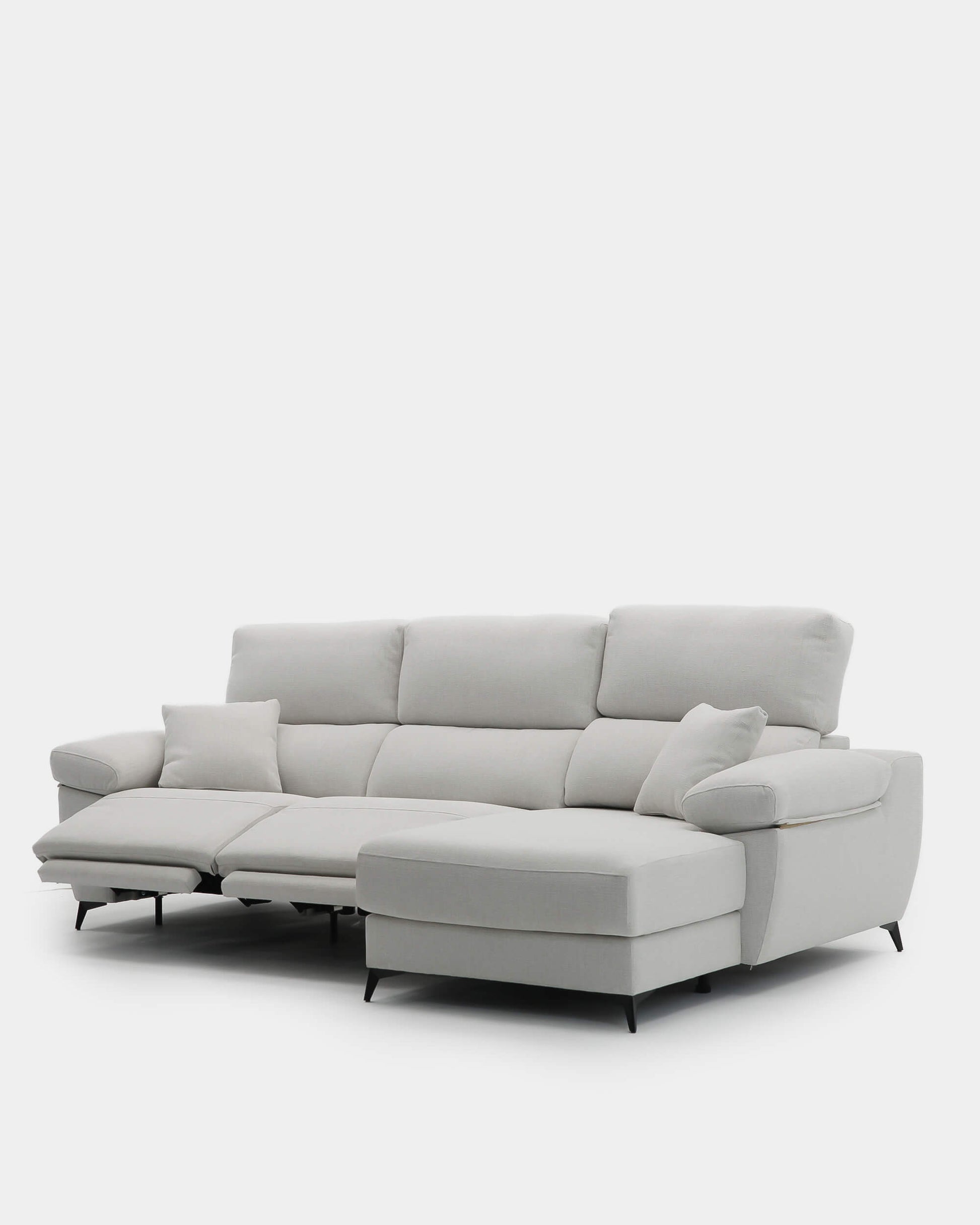 Sofá chaiselongue asientos relax reclinables