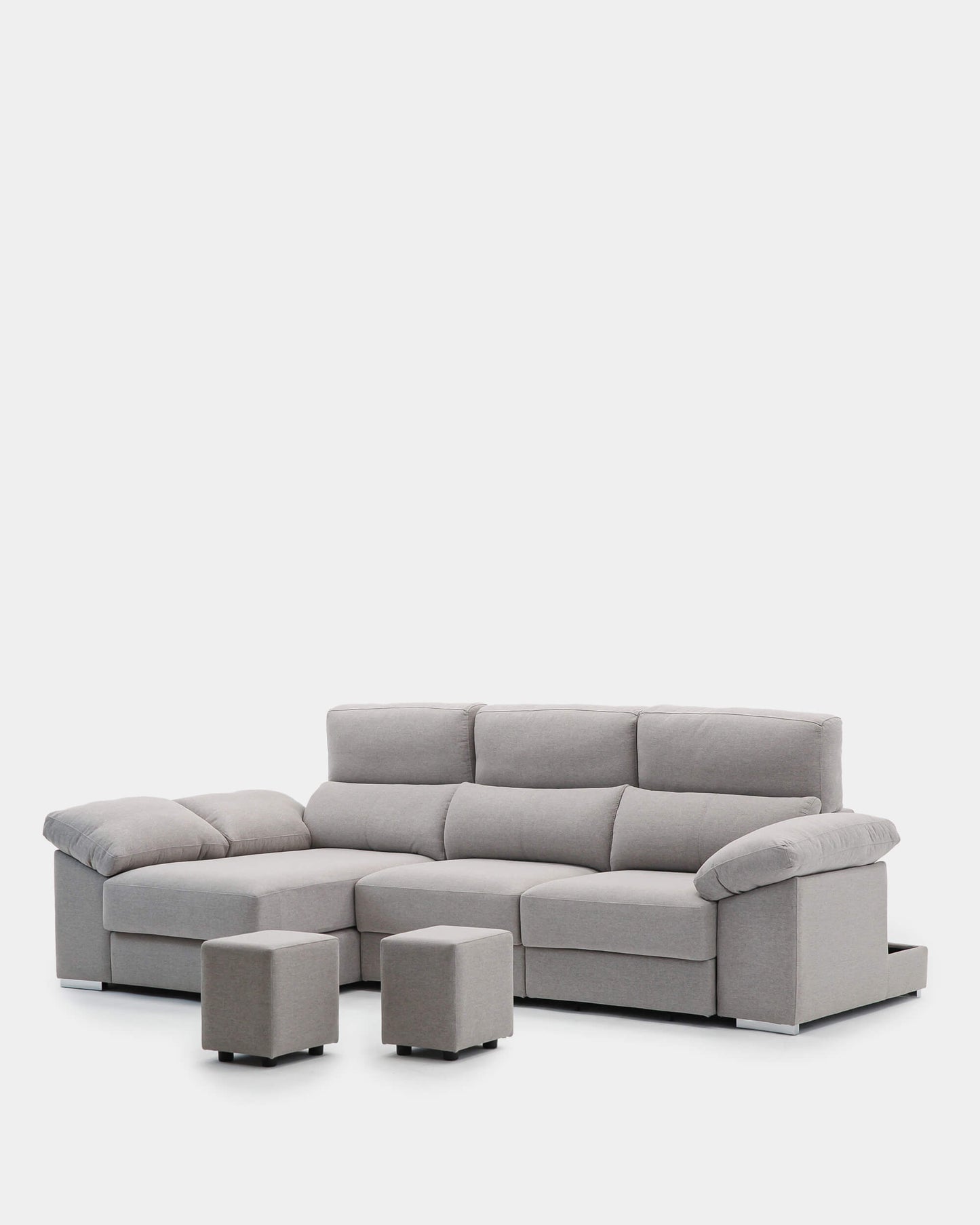 Sofá chaiselongue con arcón