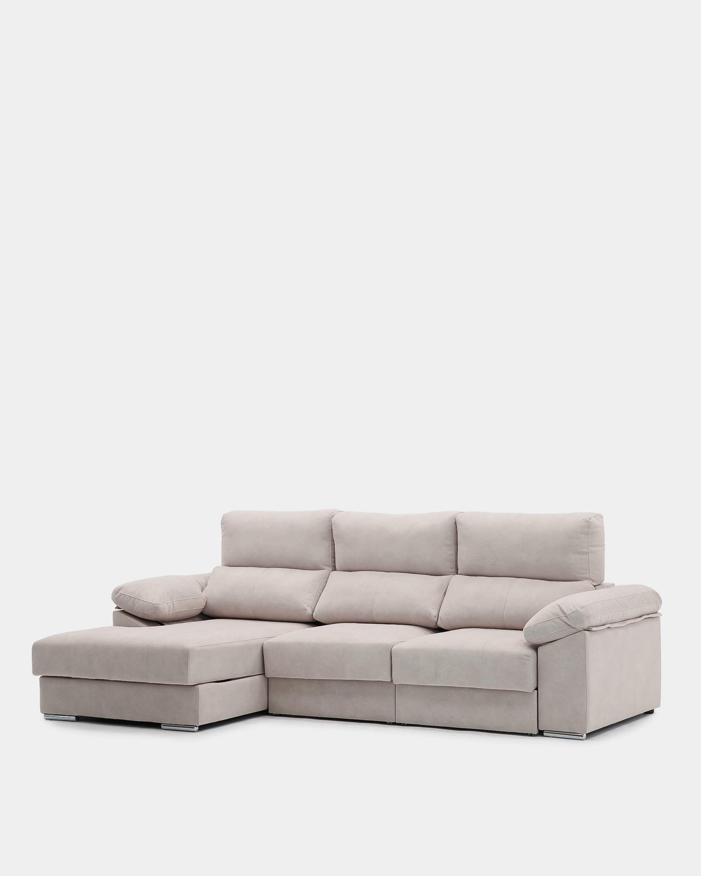 sofá chaiselongue con almacenaje