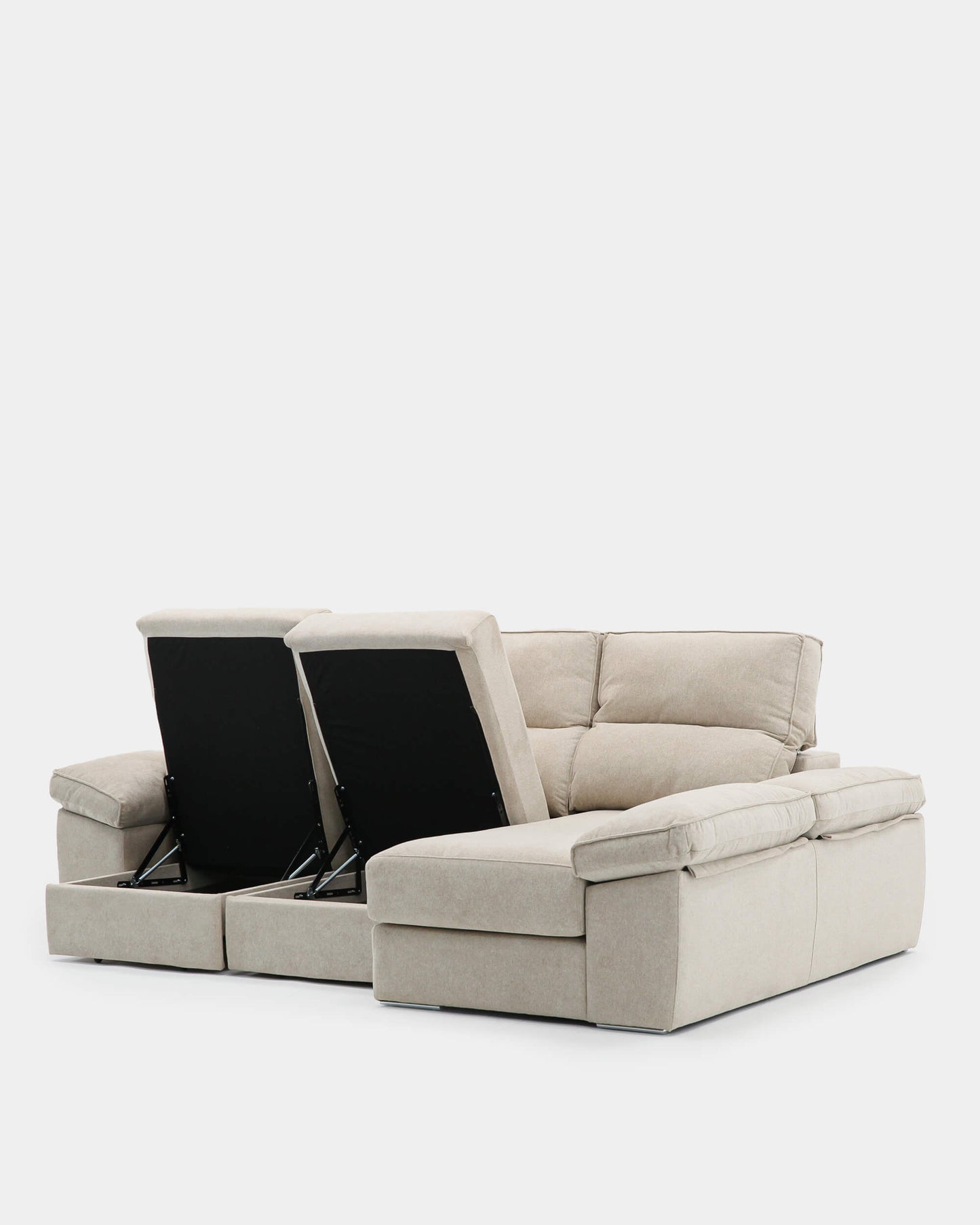 sofá chaiselongue con arcón