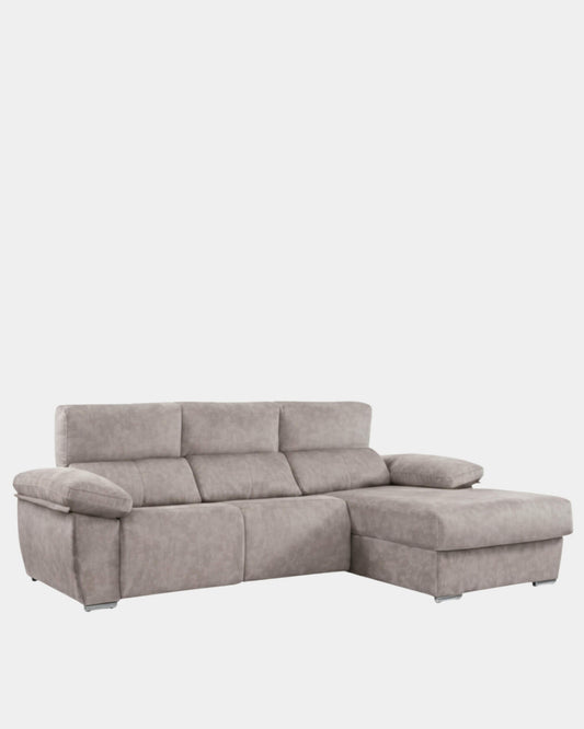 Sofá chaiselongue motorizado relax