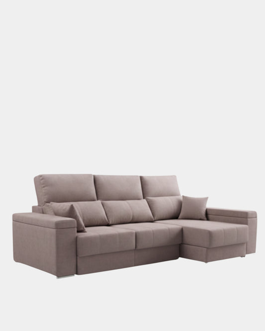 sofá chaiselongue con arcón