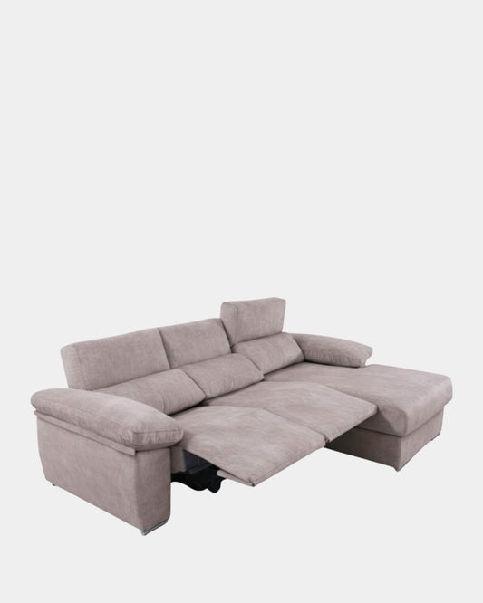 Sofá chaiselongue motorizado relax