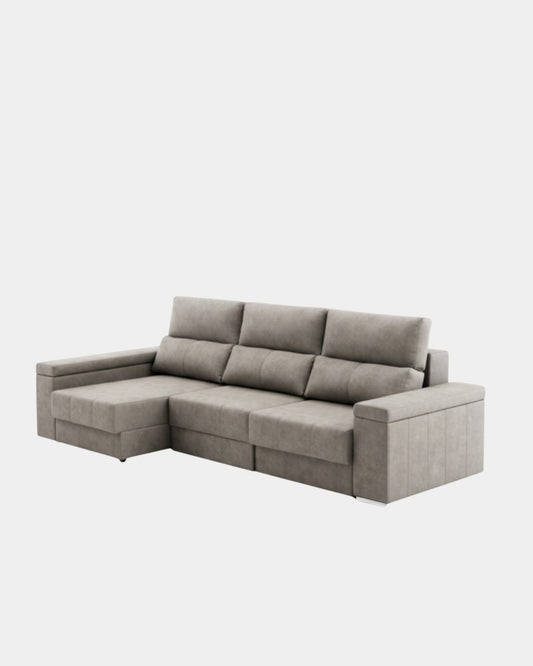 chaiselongue 3 plazas asientos extensibles