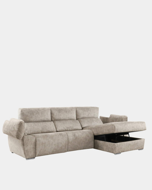 Sofá chaiselongue 3 plazas