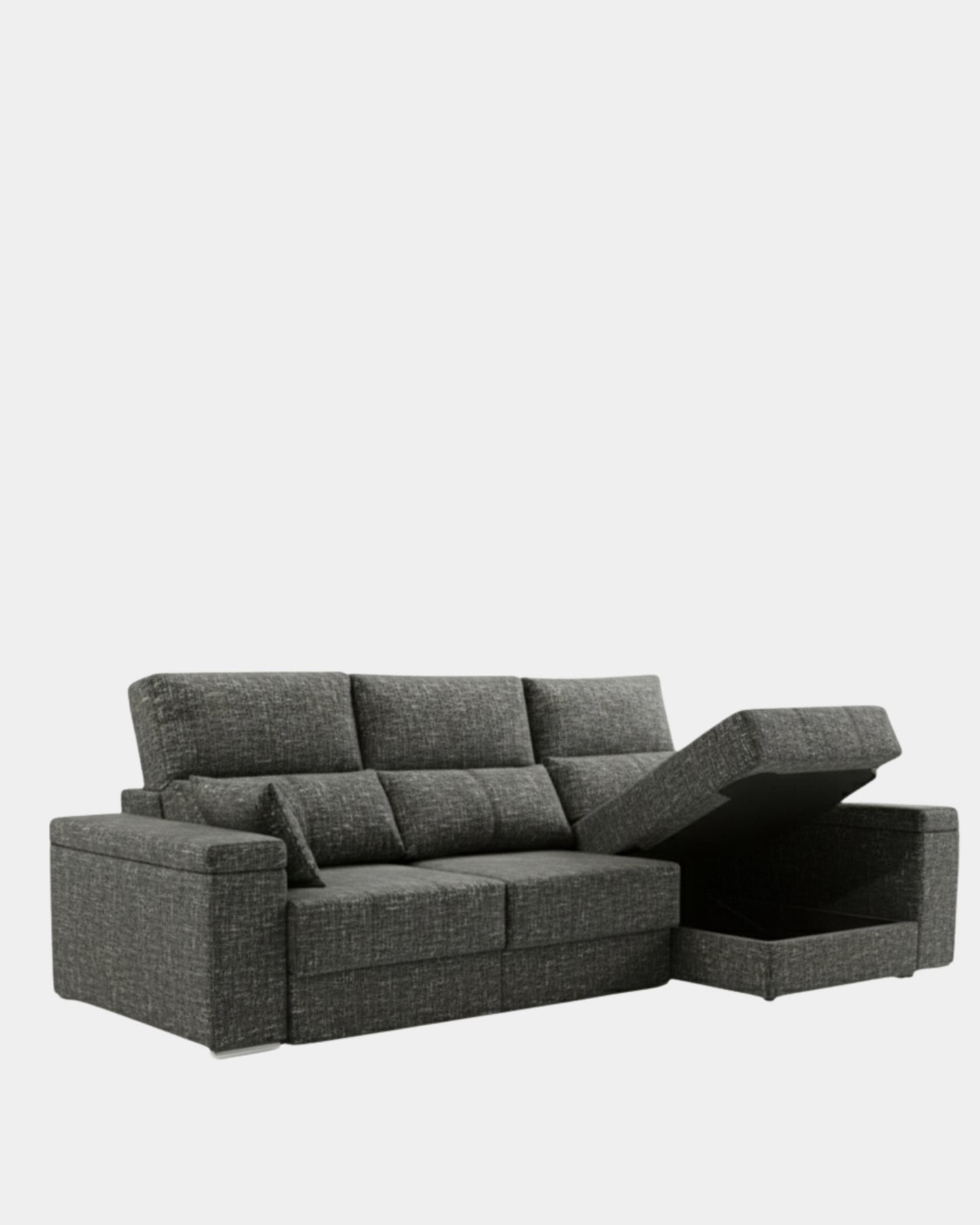 Sofá chaiselongue 3 plazas extensible