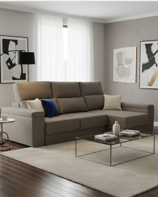 chaiselongue 3 plazas asientos extensibles