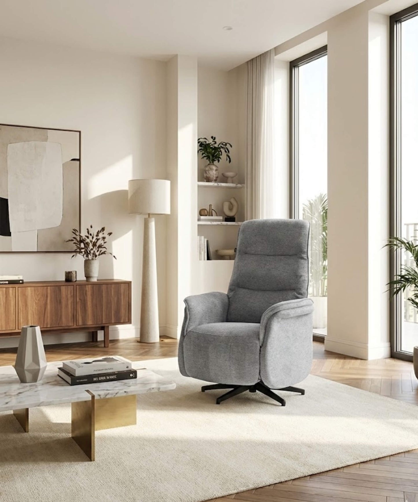 Sillón giratorio relax