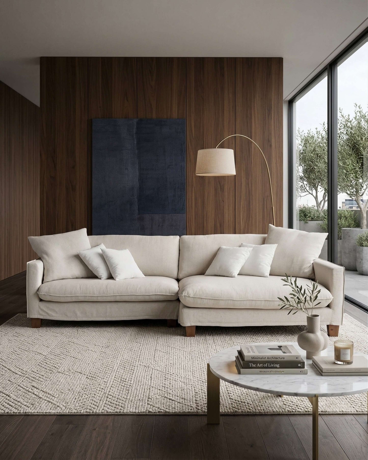 sofá chaiselongue mediterraneo