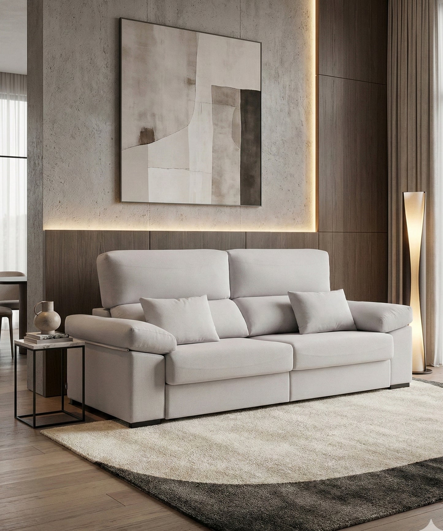 Sofá con almacenaje 