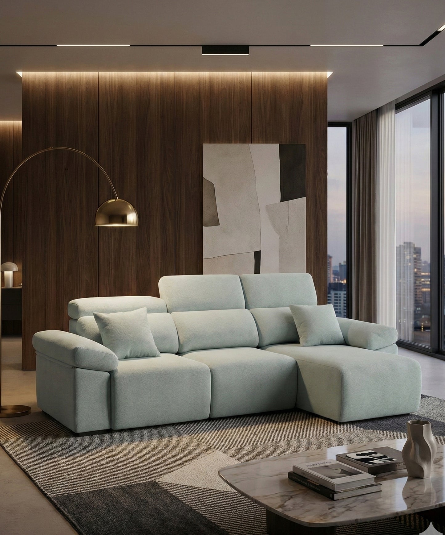 Sofá chaiselongue en liquidación