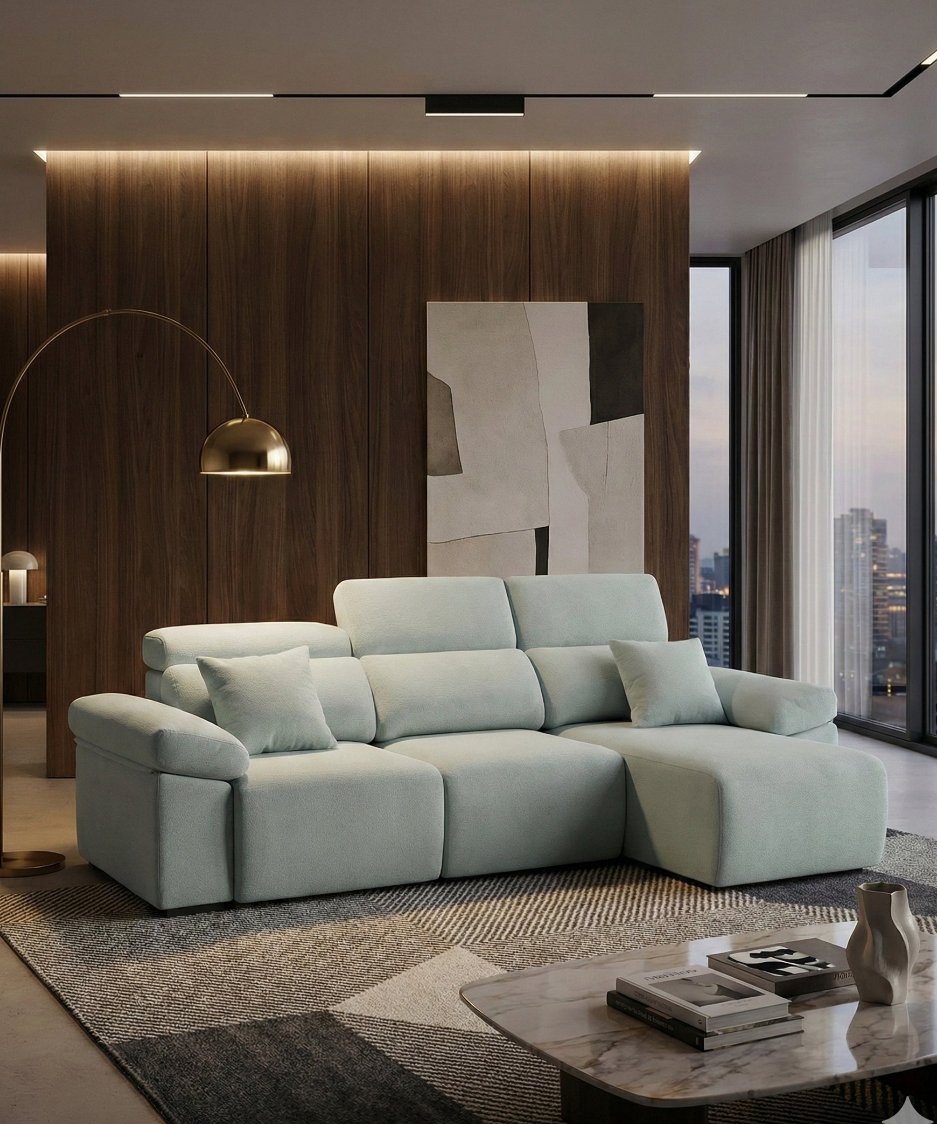 Sofá chaiselongue en liquidación