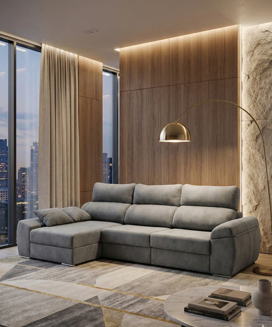 Sofá chaiselongue en liquidación