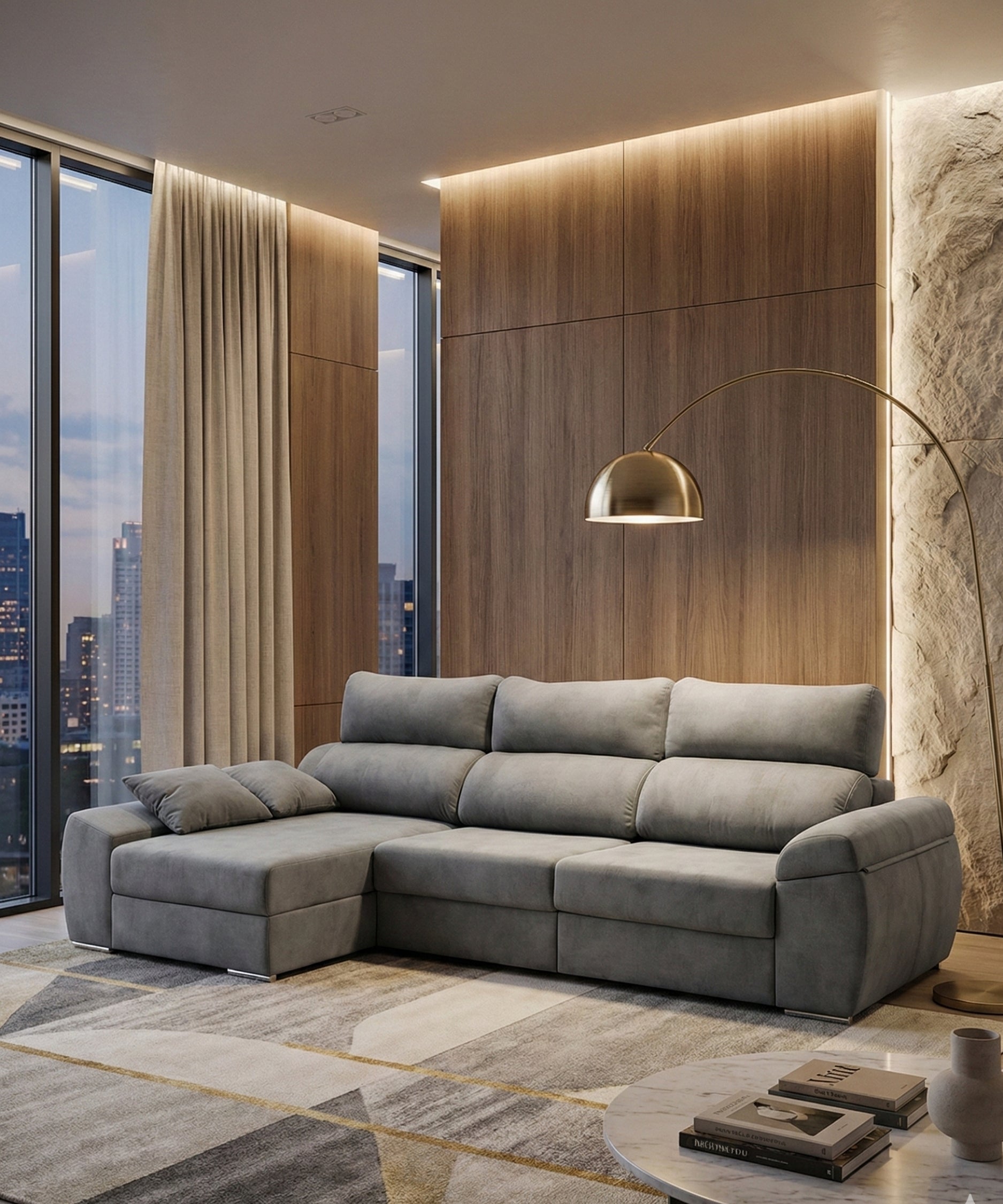 Sofá chaiselongue en liquidación