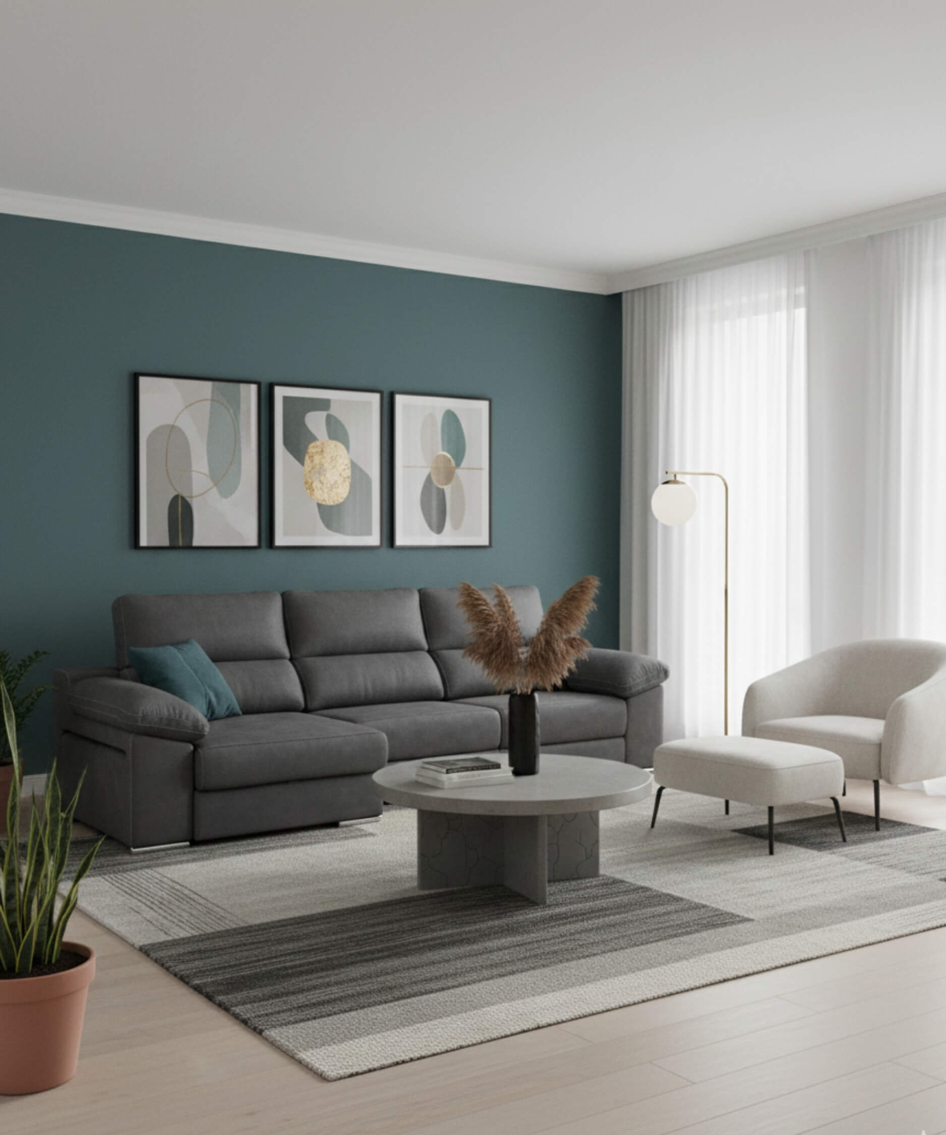 Sofá chaiselongue relax