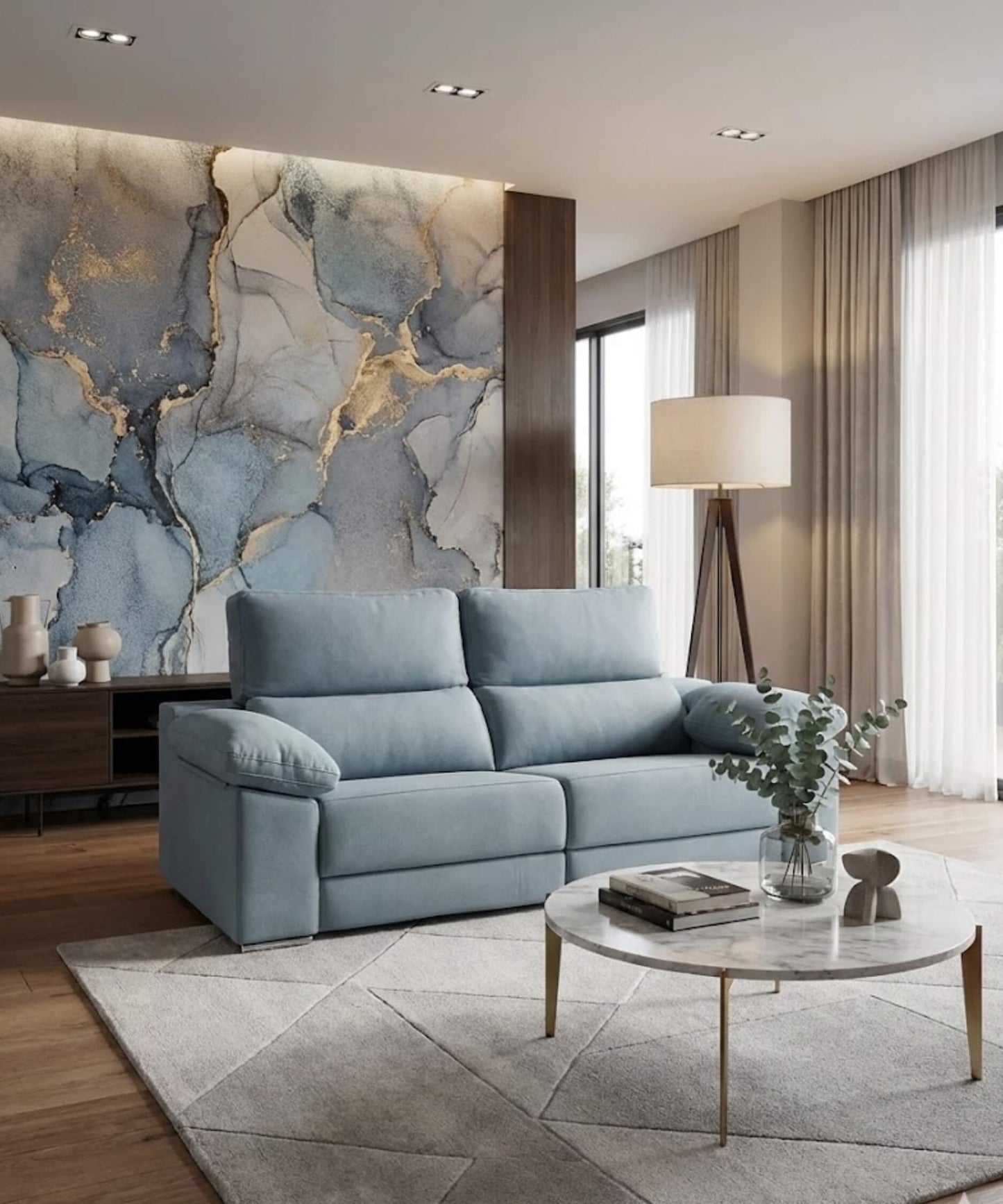 sofá relax eléctrico