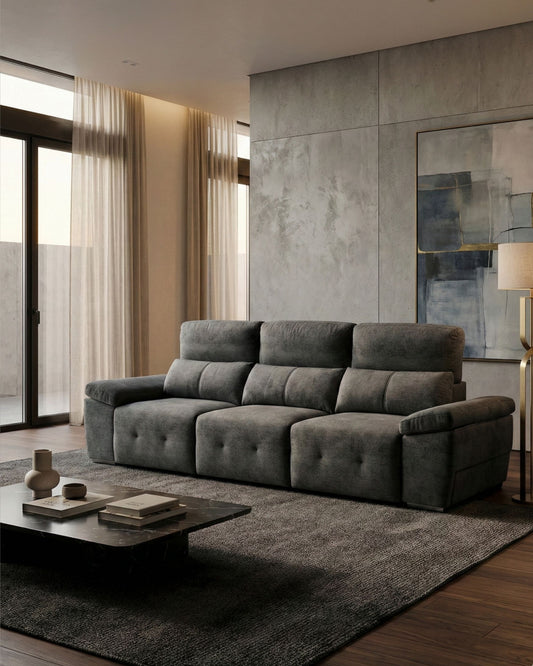 Sofá Minerva Antracita