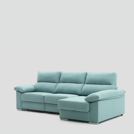 sofá chaiselongue con arcón