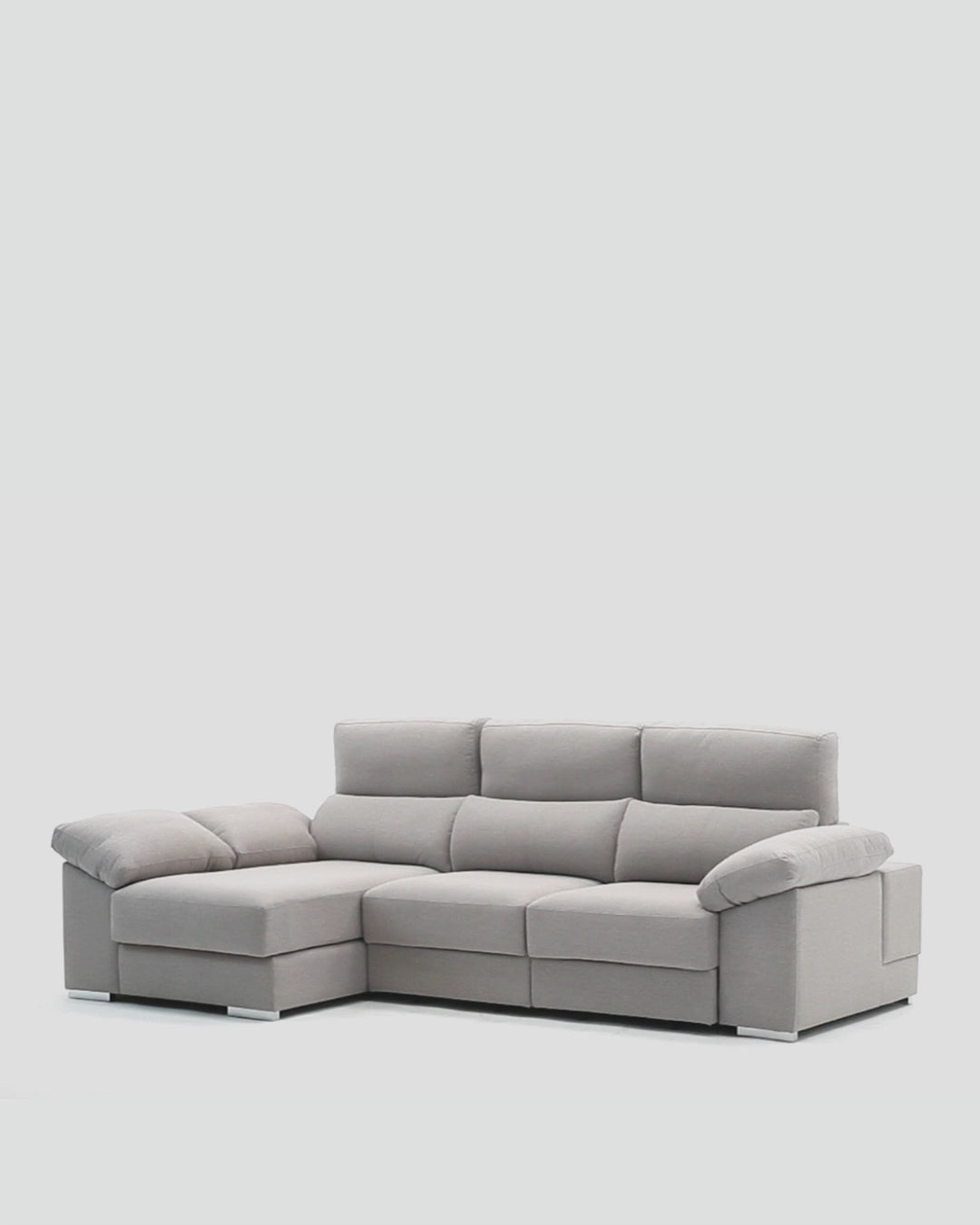 Sofá chaiselongue con arcón